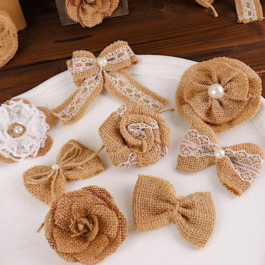 Burlap ribbon