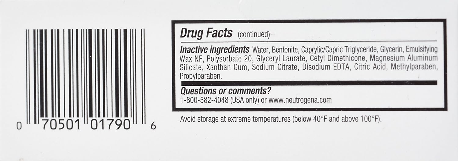 Neutrogena On-The-Spot Acne Spot Treatment with 2.5% Benzoyl Peroxide Acne Treatment Medication to Treat Face Acne, Gentle Benzoyl Peroxide Pimple Cream for Acne Prone Skin Care.75 oz