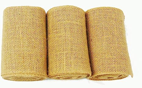 Burlap Ribbon Rolls | Natural Jute Roll | Yards Natural Jute Roll