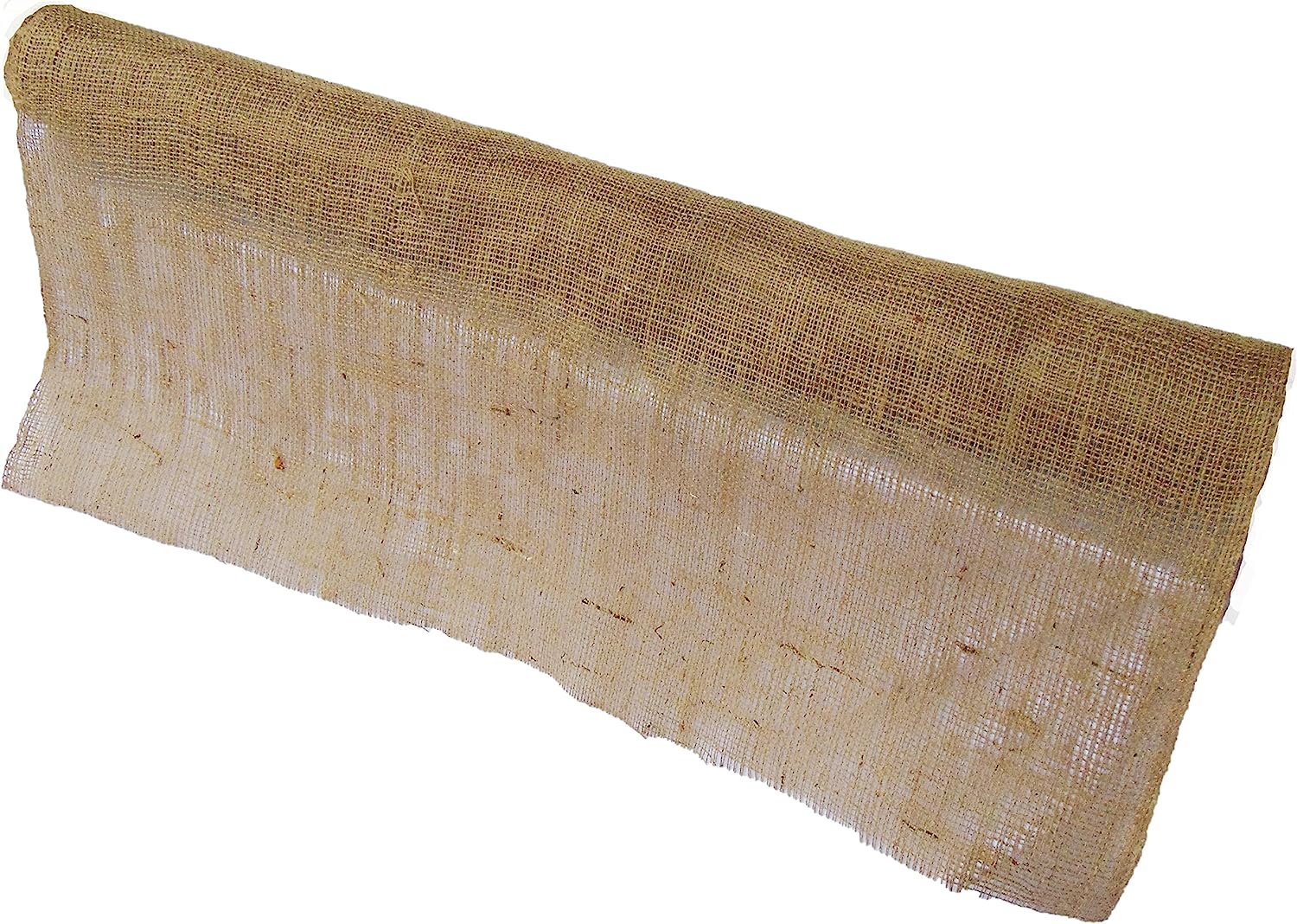 Wide 40" X 48 Feet Burlap Planter Liner Roll Bur40 | 40 inch x 16 Yards 7 oz DIY Material Weed Barrier, Natural Jute-Burlap Large Gardening Wide-Ribbon Aisle Runner and Plant Cover (48 feet)