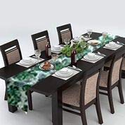 AAYU Digitally Printed Imitation Linen Table Runner| 14 inch X 108 Inch