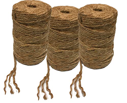 Heavy Duty Natural Jute Rope for Crafts, Garden