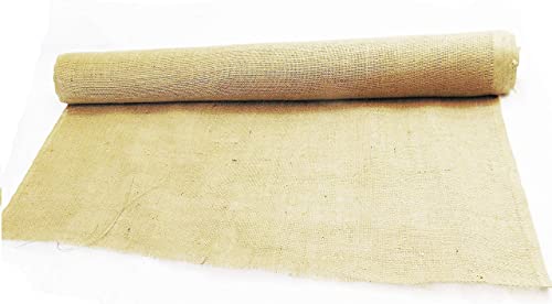 Natural Burlap Fabric Roll 36 Inch X 8 Yards | Jute Burlap Gardening Liner | Burlap Planter Liner Roll