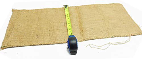AAYU Large Burlap Sacks 14 x 26 Inch Jute Drawstring Bags for Potato Onion Vegetable Coffee Beans Adult Bag Races (15 Pack)