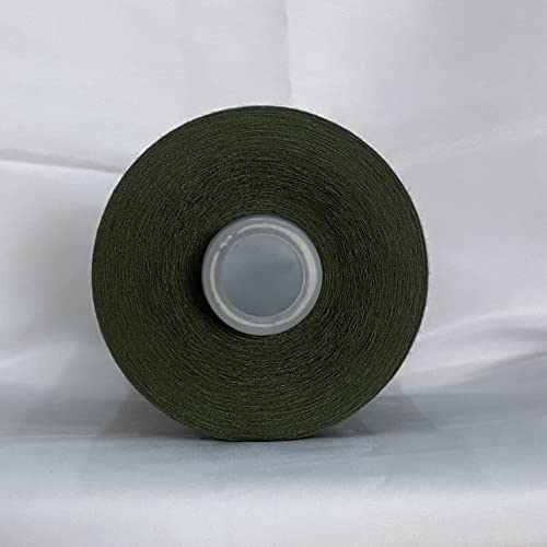 Jutemill Dark Green Polyester Sewing Embroidery Thread Jumbo Spool Single Needle Threads for Sewing Embroidery Machine Thread Cone (25600 Yard)
