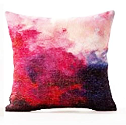 AAYU Decorative Throw Pillow Covers 18 x 18 Inch Set of 2 Linen Cushion Covers for Couch Sofa Bed Home Decor