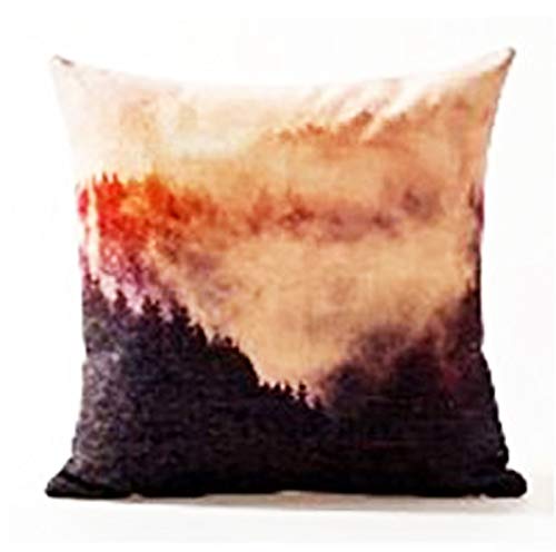 AAYU Decorative Throw Pillow Covers 18 x 18 Inch Set of 2 Linen Cushion Covers for Couch Sofa Bed Home Decor