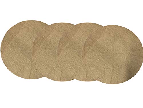 Burlap Round Placemats - 17" Diameter