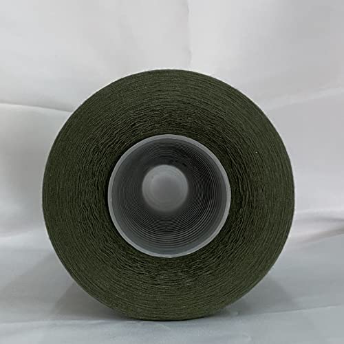 Jutemill Dark Green Polyester Sewing Embroidery Thread Jumbo Spool Single Needle Threads for Sewing Embroidery Machine Thread Cone (25600 Yard)