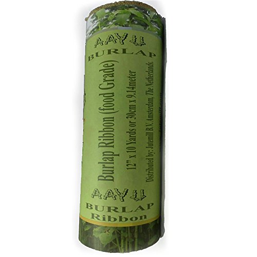 Silver Threaded 12" x 10 Yard Burlap