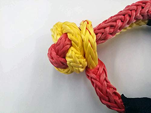 Jutemill Brand 7-16" Synthetic Soft Shackles w/ 6" loop Diameter 32000 lbs Breaking strength