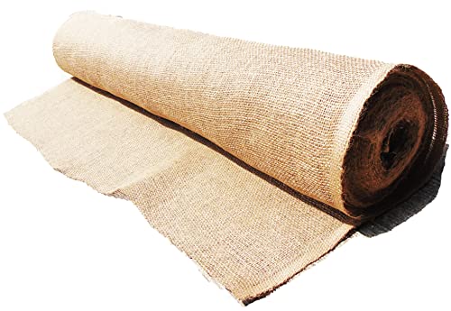 Jutemill Untreated Natural Burlap, 40 Inches by 150 feet Medium Weight Burlap-Fabric