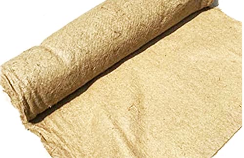 Jute Erosion Control Garden Blanket, 48 X 30feet Jute-Burlap Felt Nonwoven