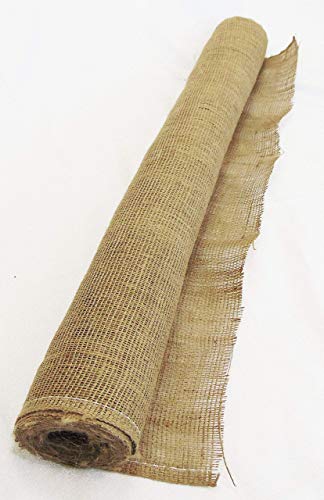 Burlap Roll | Natural Jute Ribbon Roll | 24 ft