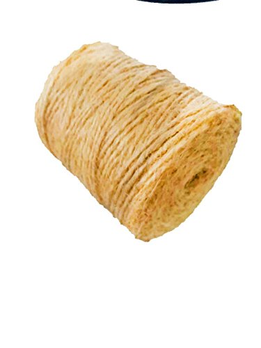 AAYU Natural Jute Twine 3Ply 500 Feet Jute Rope for Industrial, Packaging, Arts & Crafts, Gift Wrap, Decoration, Bundling, Gardening and Home