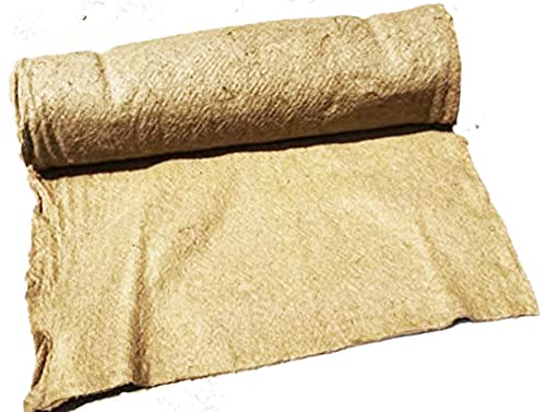 Jute Erosion Control Garden Blanket, 48 X 30feet Jute-Burlap Felt Nonwoven