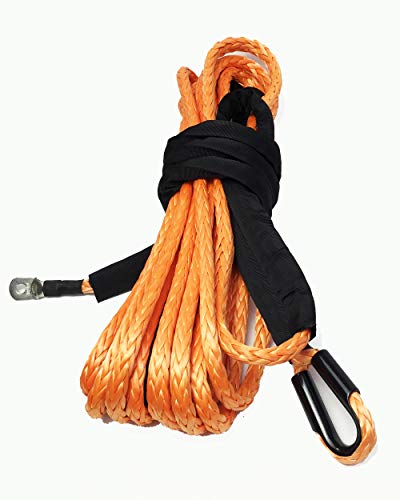 Synthetic Winch Rope 1/4 inch - 50 feet | Nylon - 1/4" x 50&