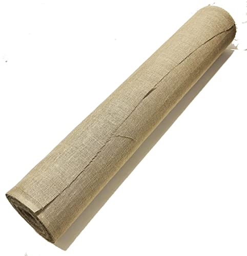 Burlap Fabric roll 48" Wide X 60 Feet Long, Tight Weaved Jute Burlap roll