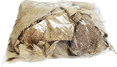 Jutemill Bee Smoker Fuel, Burlap Scrape 2 lbs Bag