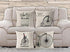 Linen Bike Throw Pillow Covers for Couch Sofa and bed | Decorative pillows | Cushion Covers