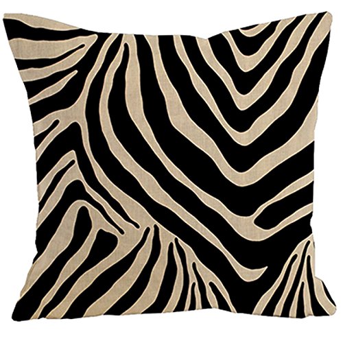 AAYU Decorative Linen Cushion Cover | Double Side HD Printing | High GSM Fabric | Square Throw Pillow Cushion Case for Living Room Sofa Couch Bedroom Car | 20 x 20 inch 50 x 50 cm | Set of 4