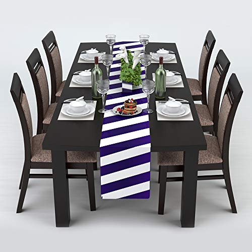 AAYU Printed table runner (Blue Stripes)