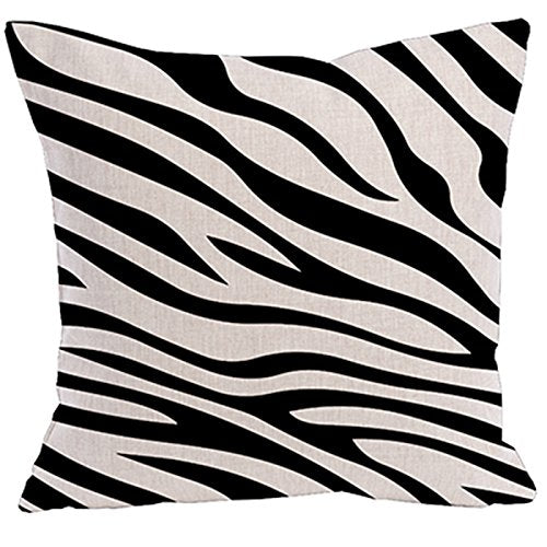 AAYU Decorative Linen Cushion Cover | Double Side HD Printing | High GSM Fabric | Square Throw Pillow Cushion Case for Living Room Sofa Couch Bedroom Car | 20 x 20 inch 50 x 50 cm | Set of 4