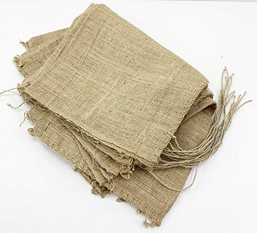 Sand Bags (10 Piece Pack), 32 inch X 14 Inches, with Tie String