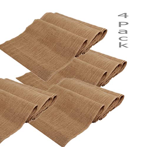 Jute Burlap, 14 inch x 72 inches 4 pack