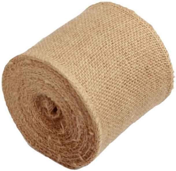 Natural Burlap Ribbon 5 Inch