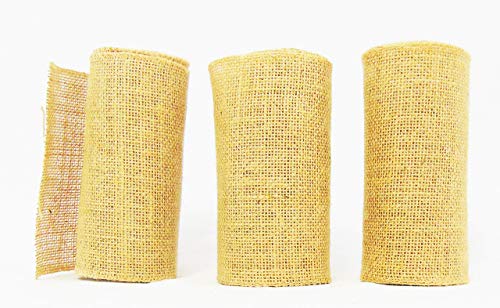 Natural Burlap Fabric Roll 5 Yards