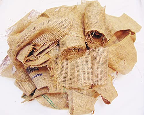 Jutemill Bee Smoker Fuel, Burlap Scrape 2 lbs Bag