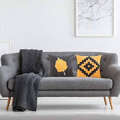 20 x 20 Inch Set of 2 Linen Cushion Covers