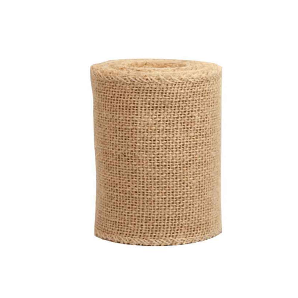 Jute Burlap Ribbon Roll | Natural Jute Burlap for Gift wrapping