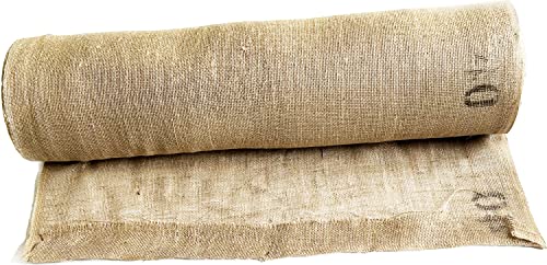 Jutemill Untreated Natural Burlap, 40 Inches by 150 feet Medium Weight Burlap-Fabric