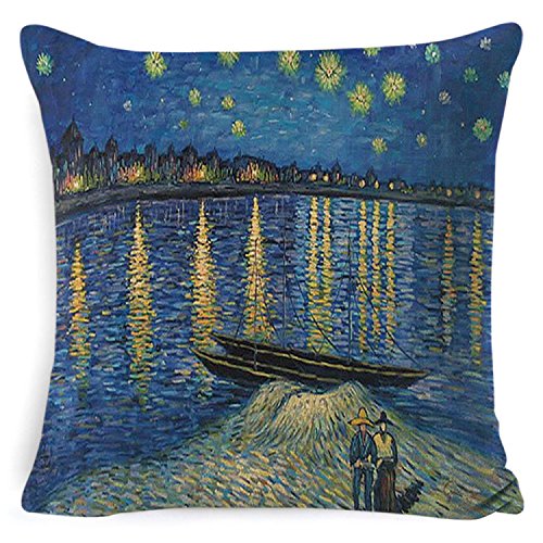 18 x 18 Inch Set of 4 - Linen Throw Pillow Covers for Couch Sofa and Bed | Decorative pillow Cover | Cushion Covers