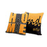 Black and Orange Decorative Throw Pillow Covers