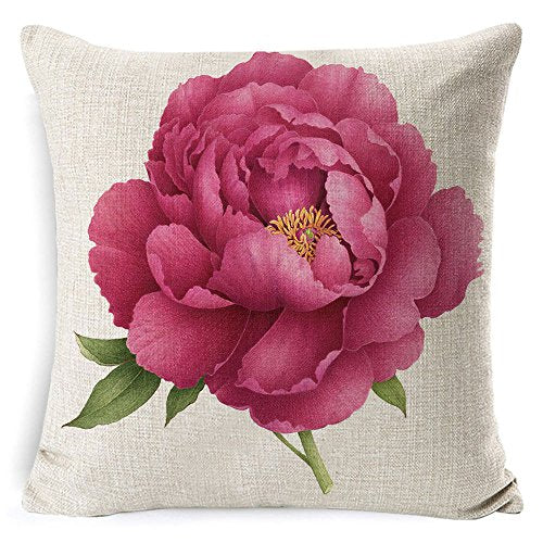 Throw Pillow Covers | Pink Rose - Decorative pillow Covers | Cushion Covers for Couch Sofa and bed
