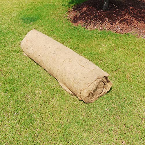 Jute Erosion Control Garden Blanket, 48 X 30feet Jute-Burlap Felt Nonwoven