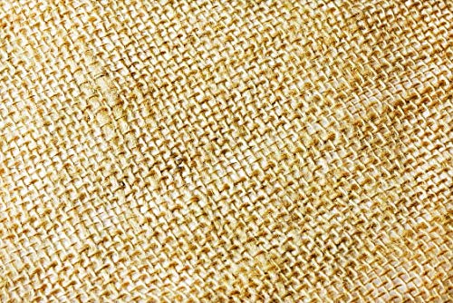 AAYU Natural Burlap Ribbon 2 Inches X 5 Yards Pack of 3 Organic Jute Ribbon for Crafts Gift Wrapping Wedding