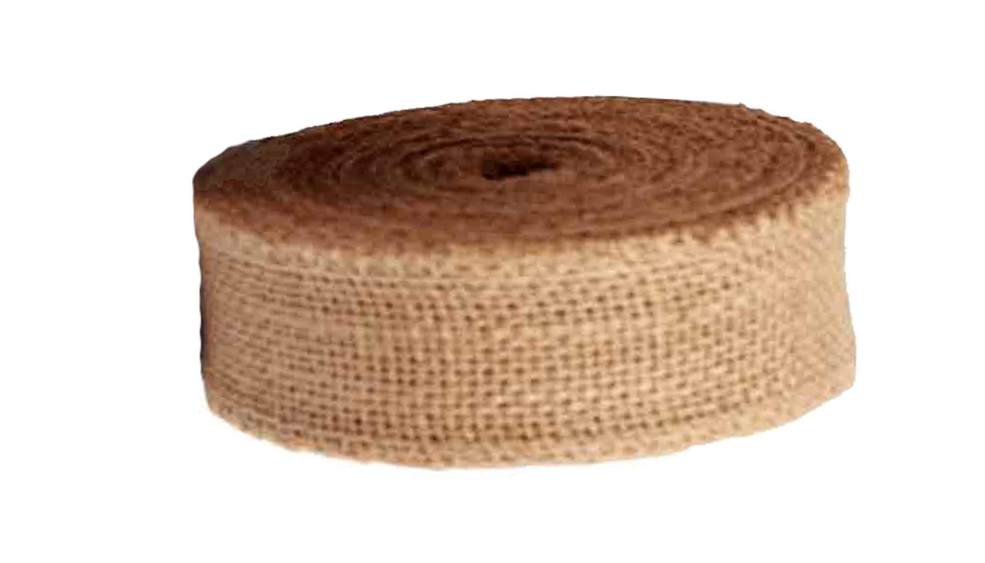 Burlap Roll Jute | Jute Ribbon Roll | Natural Jute Burlap Ribbon Roll for Craft Decoration
