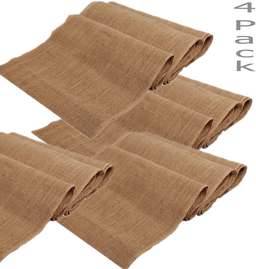 Burlap Table Runner, 100% Jute Vintage