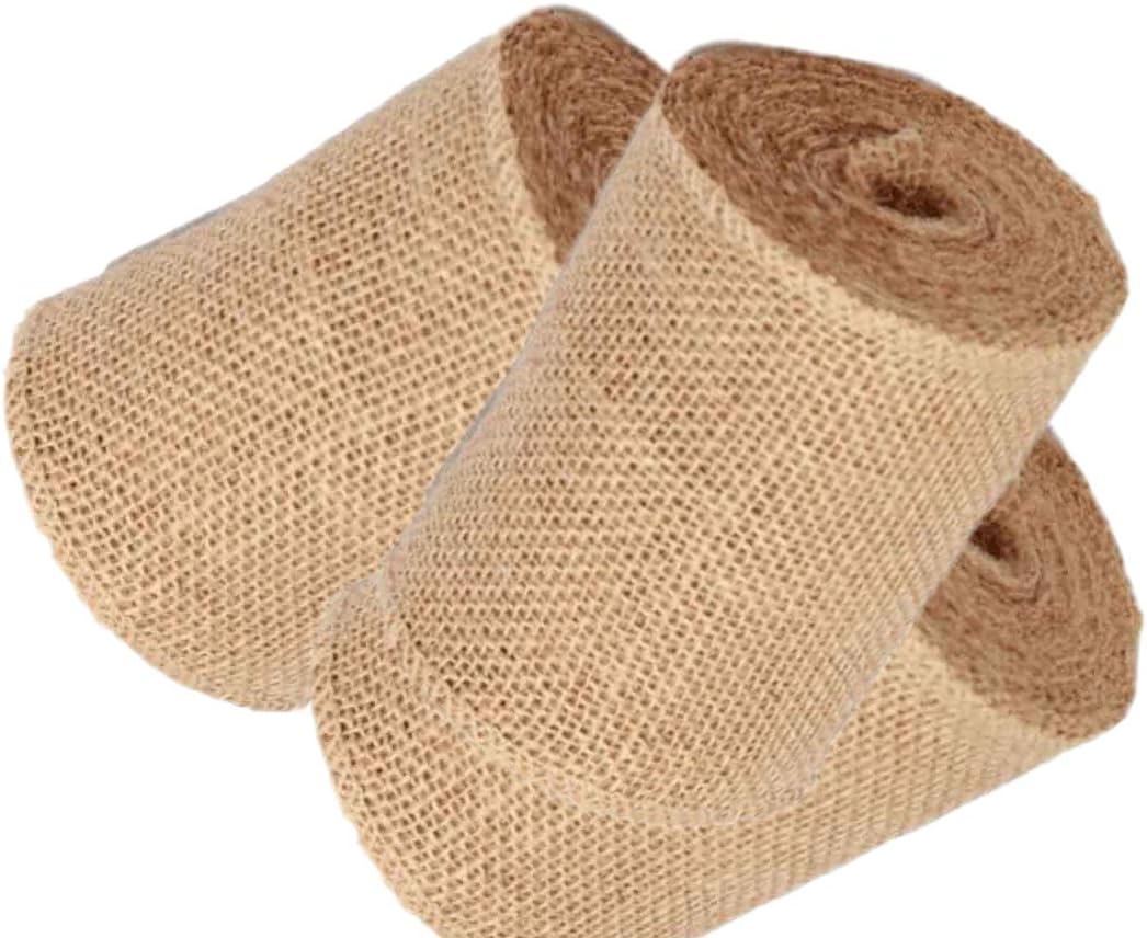 5" Wide Burlap Fabric Ribbon Craft