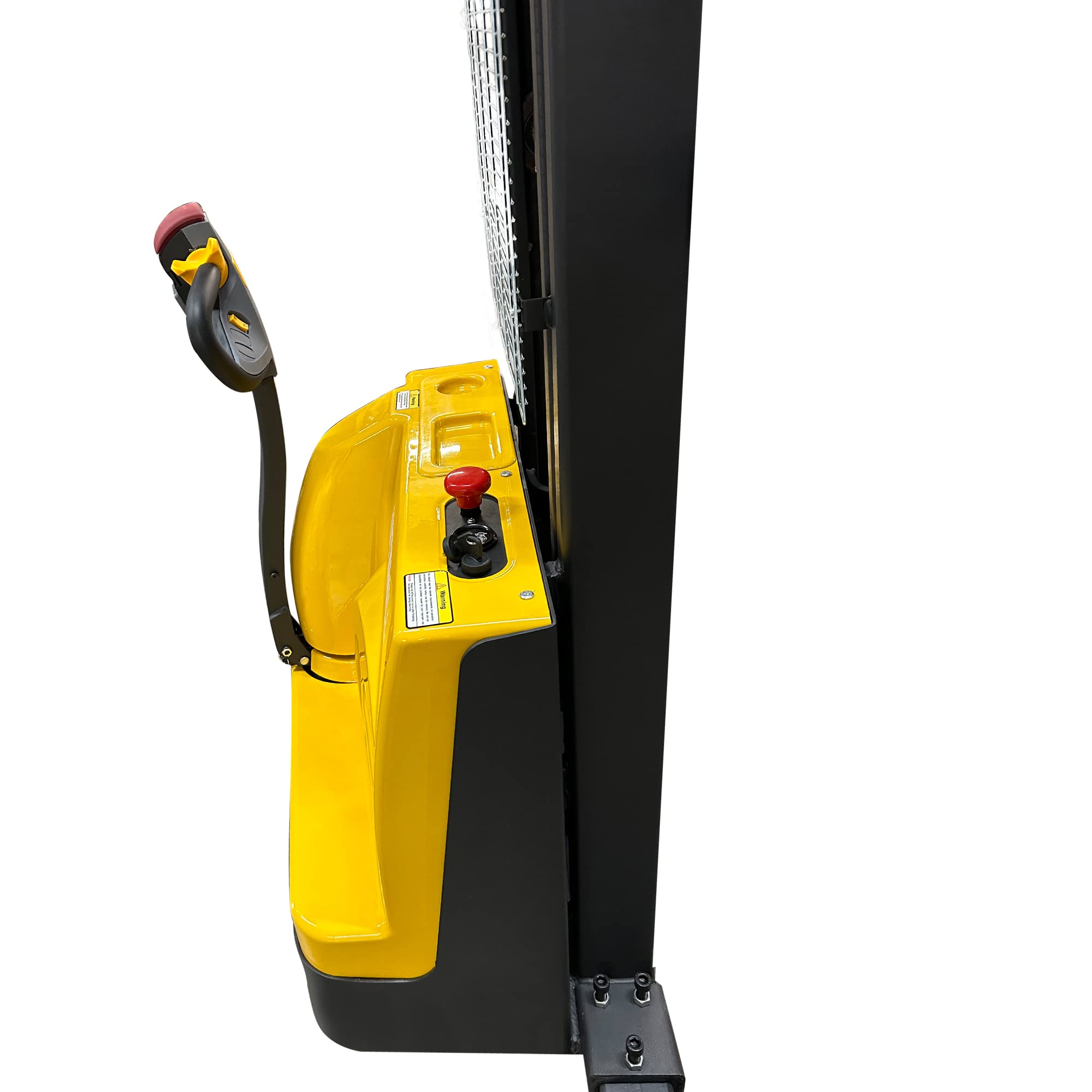 Fully Electric Power Drive Pallet Stacker with Straddle Legs 3300 lbs 138" Lift