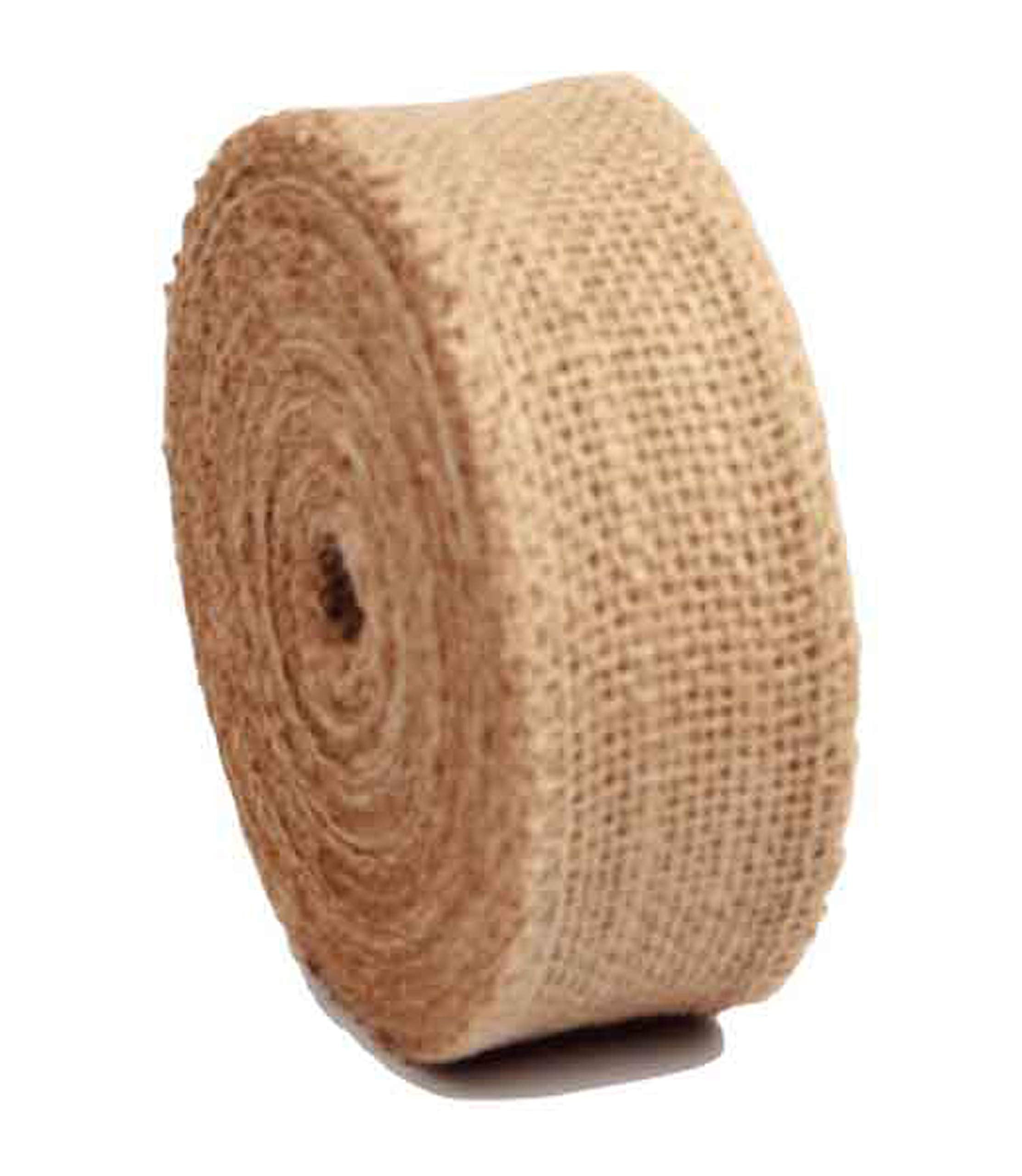 Burlap Roll Jute | Jute Ribbon Roll | Natural Jute Burlap Ribbon Roll for Craft Decoration