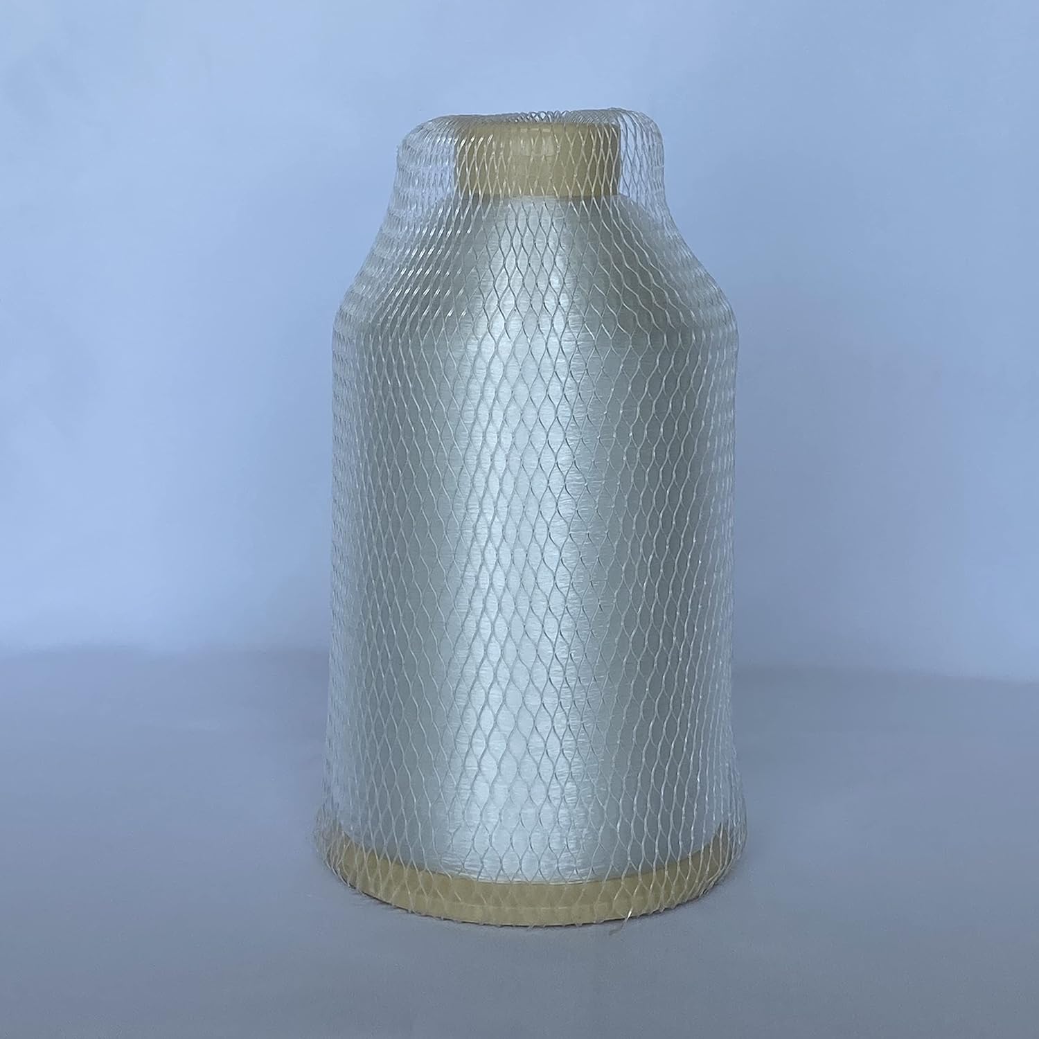 Jutemill 22000 Yards Huge Cone of Invisible Nylon Sewing Thread for Overlock Machine All Purpose Nylon Thread Cone Jumbo Spool Transparent Thread (22000 Yard)