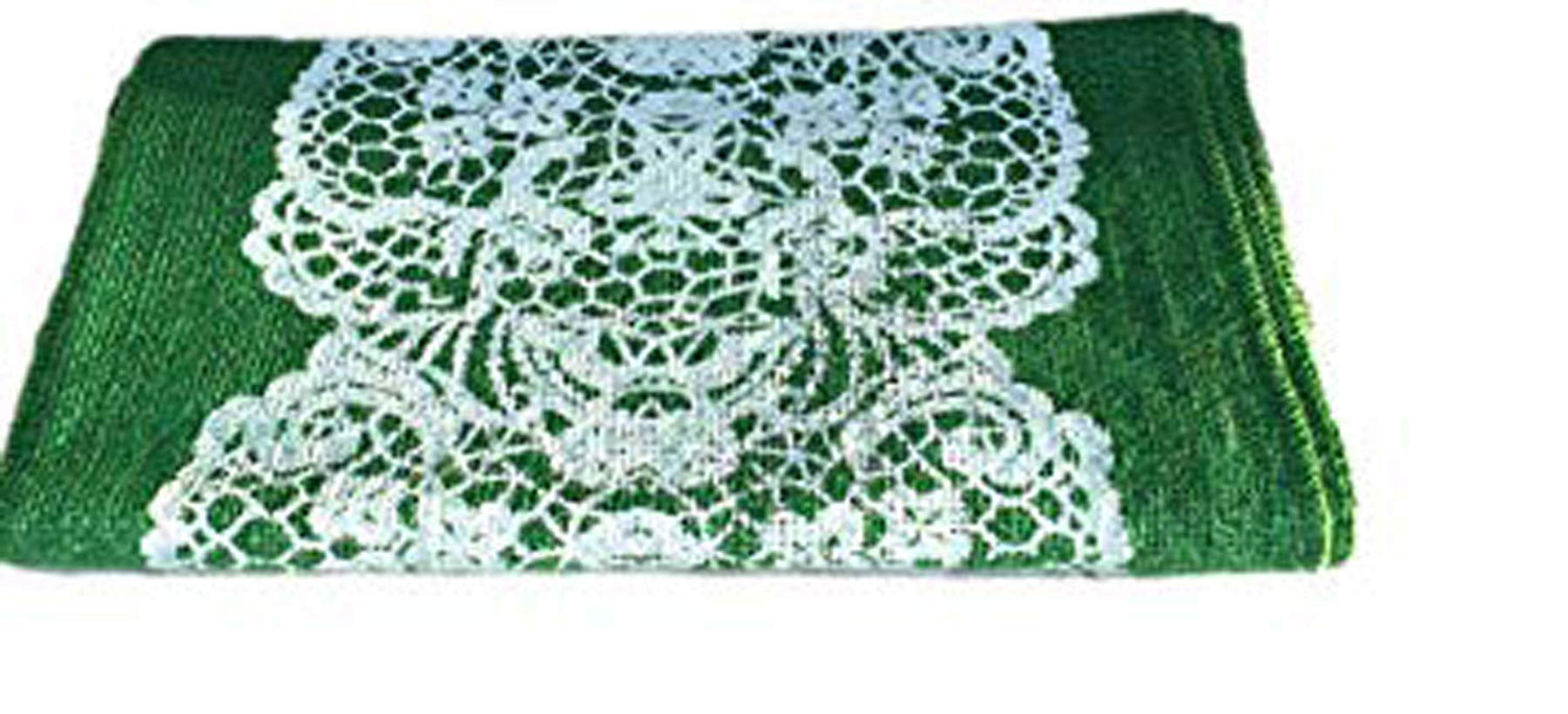 White Printed Burlap Table Runner | Burlap Runners Roll | Decorative Burlap | Jute Table Runners for sale