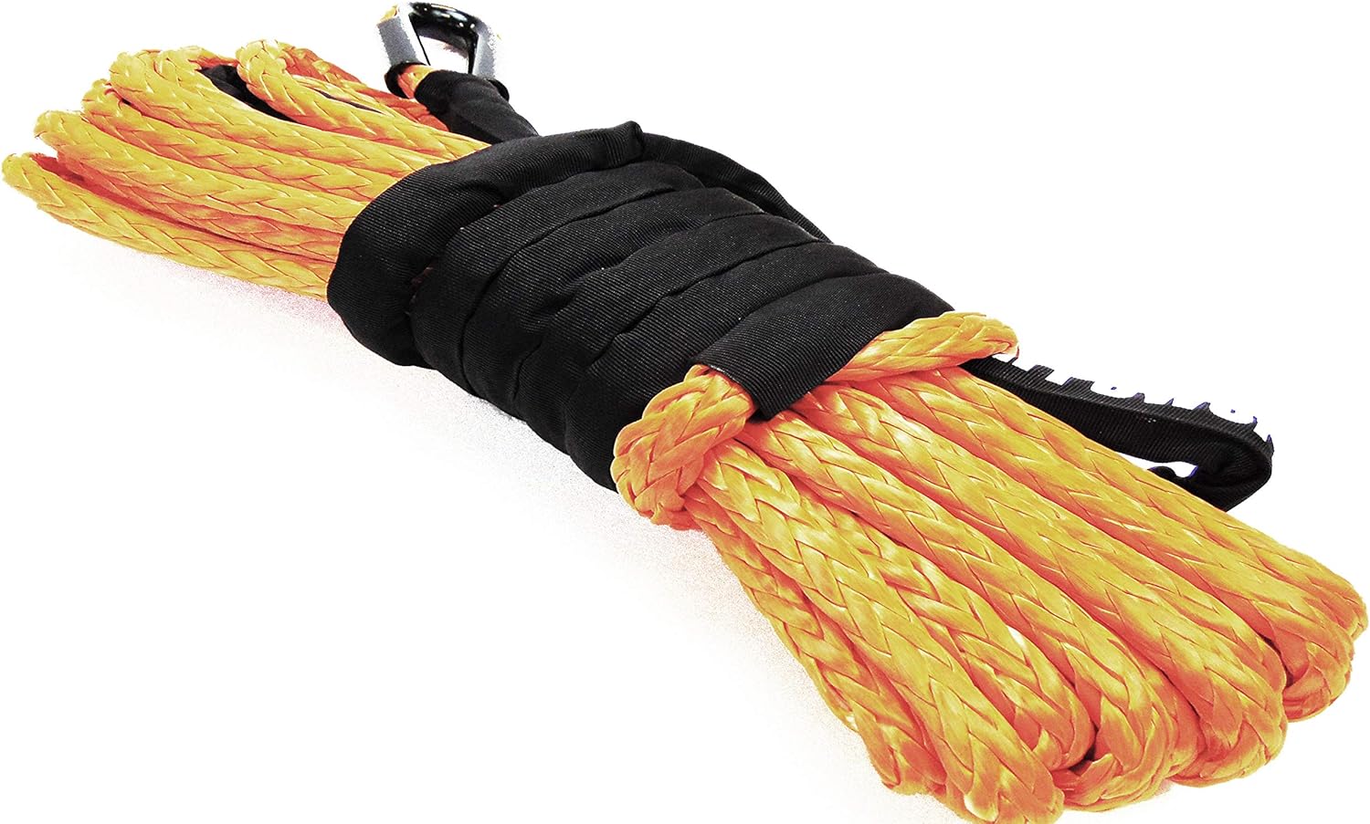 Jutemill 3/8" X 50 feet Synthetic Winch Rope, 3/8-50&