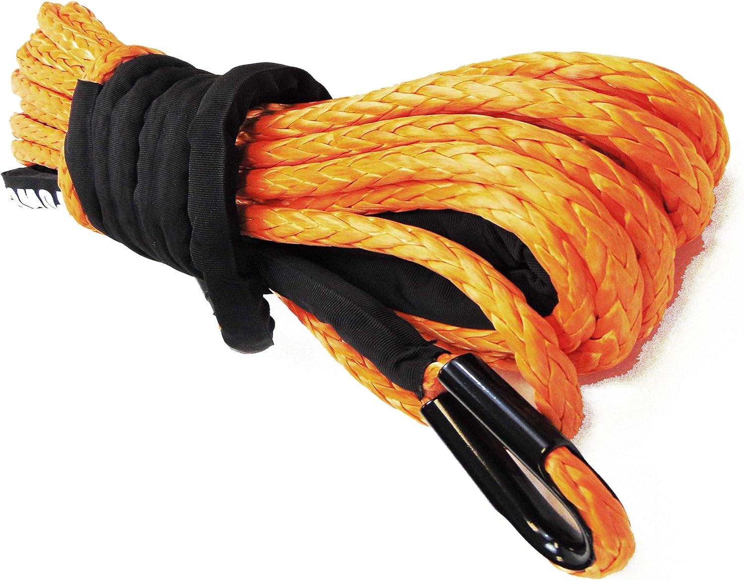 Jutemill 3/8" X 50 feet Synthetic Winch Rope, 3/8-50&
