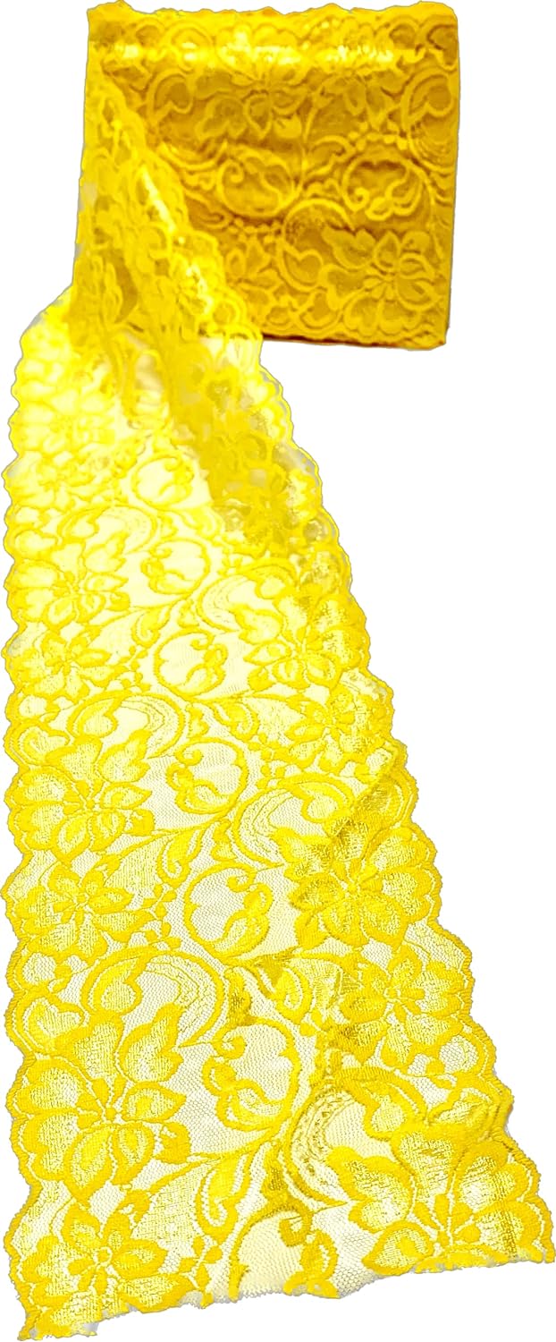 6" X 5 Yards Stretch-Yellow